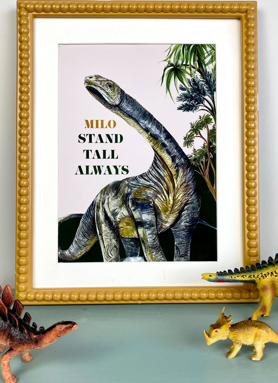 Stand Tall Dinosaur Giclée Print