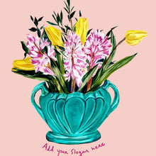 Load image into Gallery viewer, PERSONALISED Tulips &amp; Hyacinths Giclée Print

