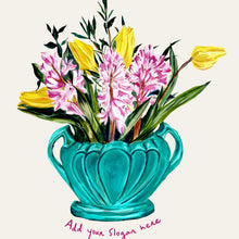 Load image into Gallery viewer, PERSONALISED Tulips &amp; Hyacinths Giclée Print
