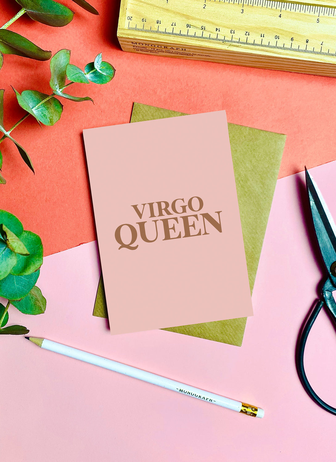 Virgo Queen Card