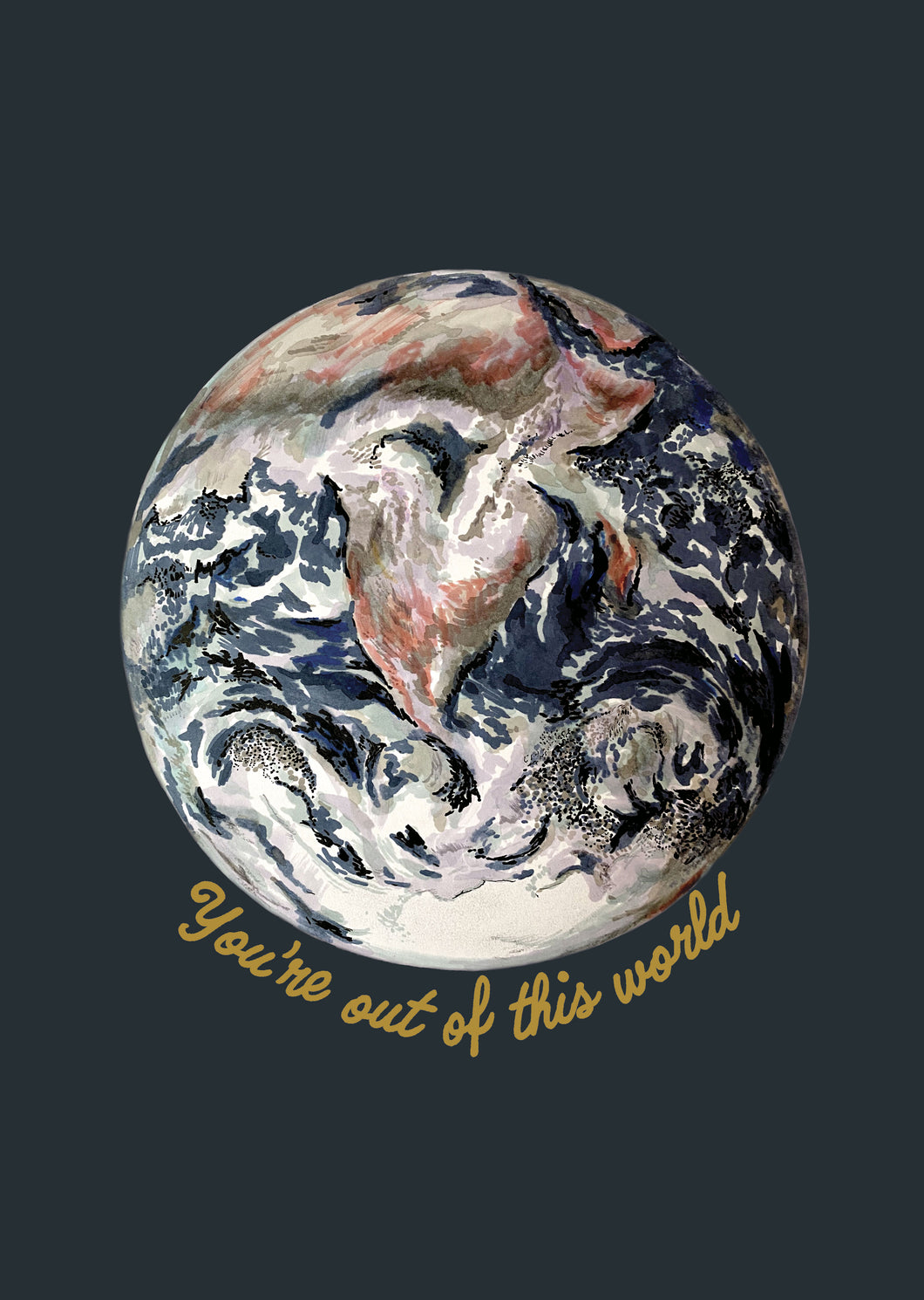 You're Out Of This World Midnight Giclée Print