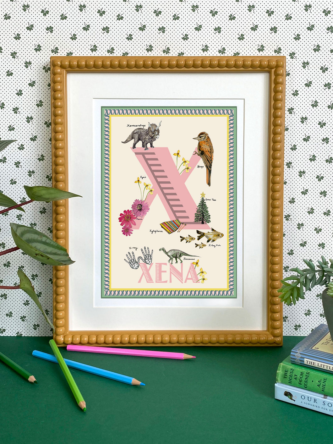 Personalised Letter 'X' Giclée Print